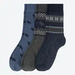 NKD Herren-Socken mit winterlichem Design, 3er-Pack Angebot