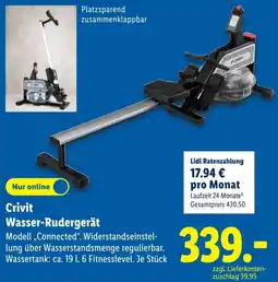 Lidl Crivit Wasser-Rudergerät Angebot