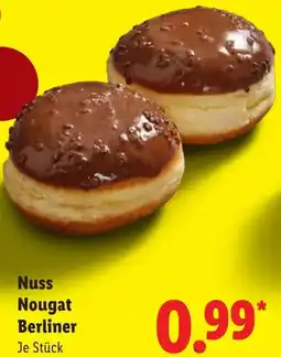 Lidl Nuss Nougat Berliner Angebot