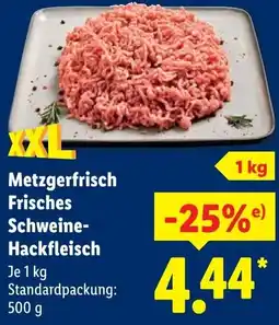 Lidl Metzgerfrisch Frisches Schweine Hackfleisch Angebot