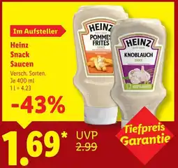 Lidl Heinz Snack Saucen Angebot