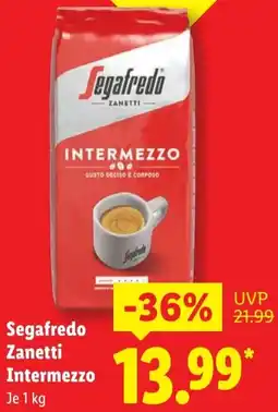 Lidl Segafredo Zanetti Intermezzo Angebot