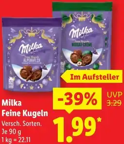 Lidl Milka Feine Kugeln Angebot