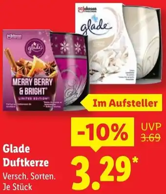 Lidl Glade Duftkerze Angebot