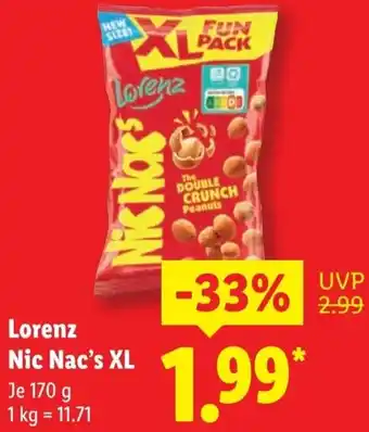 Lidl Lorenz Nic Nac's XL Angebot
