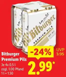 Lidl Bitburger Premium Pils Angebot
