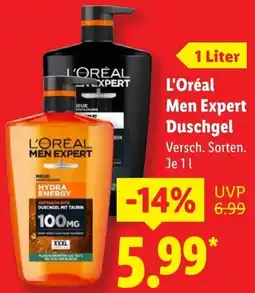 Lidl L'Oréal Men Expert Duschgel Angebot