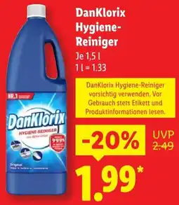 Lidl DanKlorix Hygiene-Reiniger Angebot