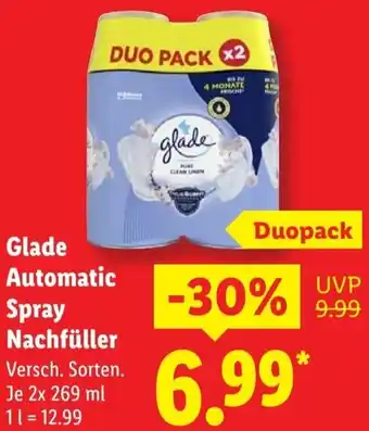 Lidl Glade Automatic Spray Nachfüller Angebot