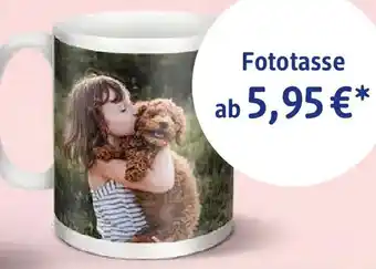 dm drogerie Fototasse Angebot