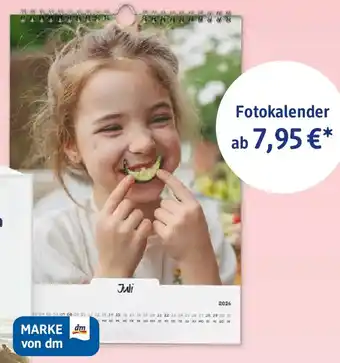 dm drogerie Fotokalender Angebot