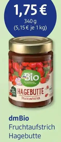 dm drogerie dmBio Fruchtaufstrich Hagebutte Angebot