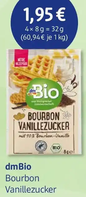 dm drogerie dmBio Bourbon Vanillezucker Angebot