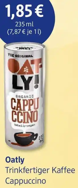dm drogerie Oatly Trinkfertiger Kaffee Cappuccino Angebot