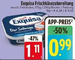 E-Center Exquisa Frischkäsezubereitung Angebot
