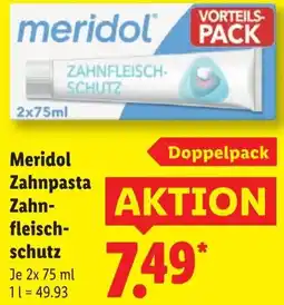 Lidl Meridol Zahnpasta Zahnfleischschutz Angebot