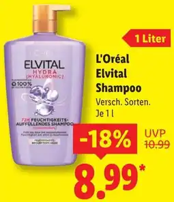 Lidl L'Oréal Elvital Shampoo Angebot