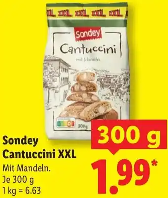 Lidl Sondey Cantuccini XXL Angebot