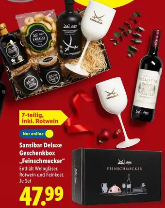 Lidl Sansibar Deluxe Geschenkbox „Feinschmecker" Angebot