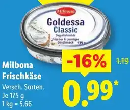Lidl Milbona Frischkäse Angebot