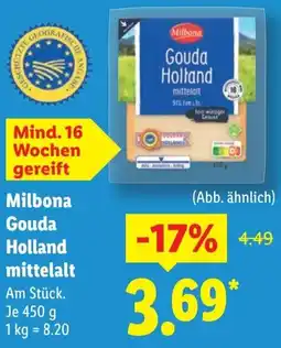 Lidl Milbona Gouda Holland mittelalt Angebot