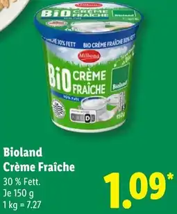 Lidl Bioland Crème Fraîche Angebot