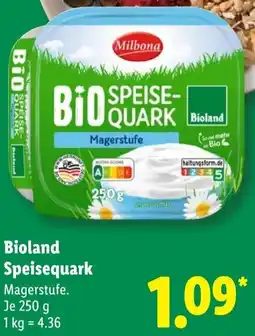 Lidl Bioland Speisequark Angebot