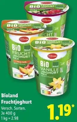 Lidl Bioland Fruchtjoghurt Angebot
