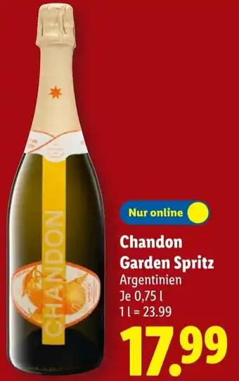Lidl Chandon Garden Spritz Angebot