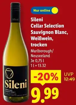 Lidl Sileni Cellar Selection Sauvignon Blanc, Weißwein, trocken Angebot