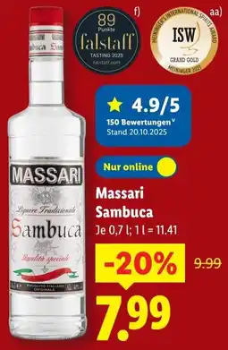 Lidl Massari Sambuca Angebot