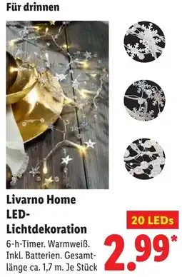 Lidl Livarno Home LED Lichtdekoration Angebot