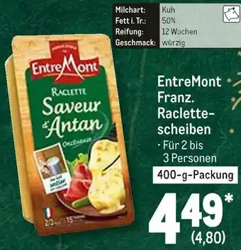 METRO Entremont franz. raclettescheiben Angebot