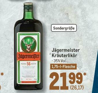 METRO Jägermeister kräuterlikör Angebot