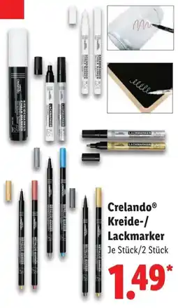 Lidl Crelando Kreide-/ Lackmarker Angebot