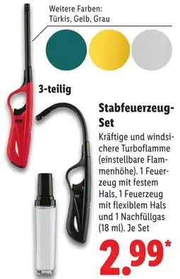Lidl Stabfeuerzeug Set Angebot
