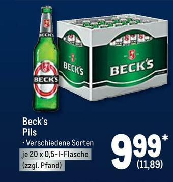 METRO Beck`s pils Angebot