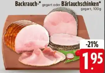 Edeka Backrauch- oder Bärlauchschinken Angebot
