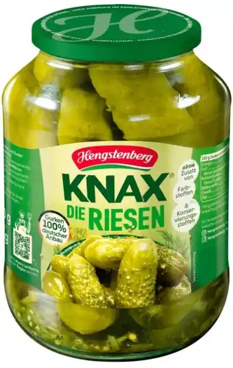 Kaufland Hengstenberg Knax Die Riesen Gewürzgurken Angebot