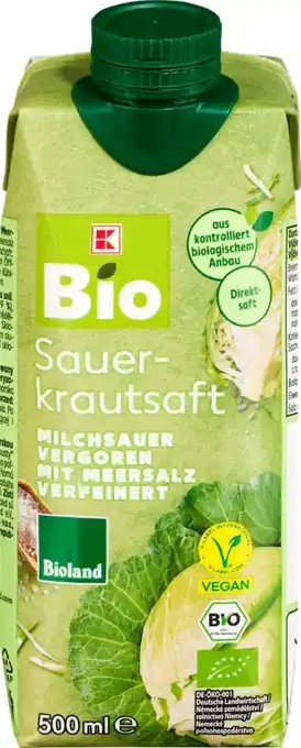 Kaufland K-Bio Bio Sauerkrautsaft Angebot