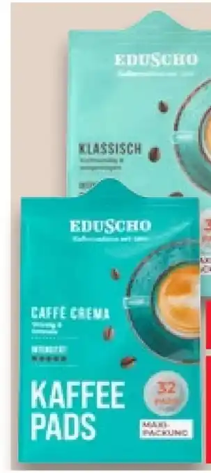 Kaufland Eduscho Kaffeepads Caffè Crema Angebot