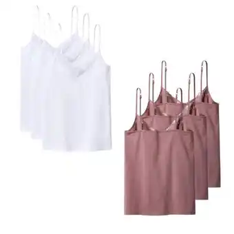 Kaufland Oyanda Damen Spaghettiträgerhemden 3er Pack Angebot