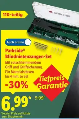 Lidl Parkside Blindnietenzangen-Set Angebot