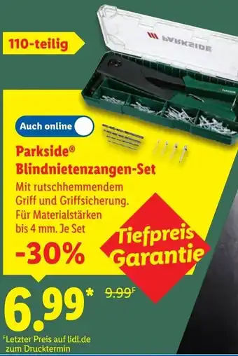 Lidl Parkside Blindnietenzangen-Set Angebot
