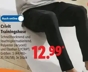 Lidl Crivit Trainingshose Angebot