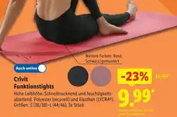 Lidl Crivit Funktionstights Angebot