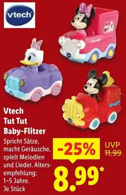 Lidl Vtech Tut Tut Baby-Flitzer Angebot