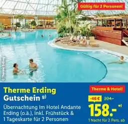 Lidl Therme Erding Gutschein Angebot