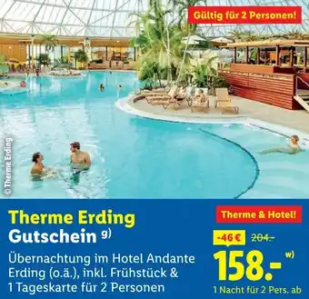 Lidl Therme Erding Gutschein Angebot