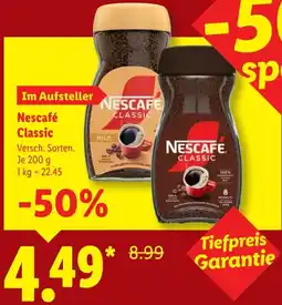 Lidl Nescafé Classic Angebot